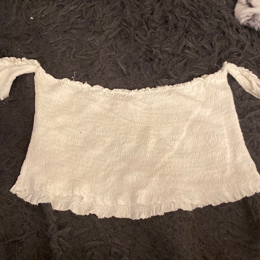heart and hips off the shoulder crop top